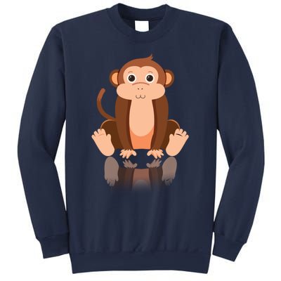 Funny Monkey Chimpanzee Ape Zoo Animal Lover Design Sweatshirt