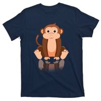 Funny Monkey Chimpanzee Ape Zoo Animal Lover Design T-Shirt