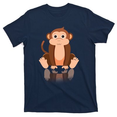 Funny Monkey Chimpanzee Ape Zoo Animal Lover Design T-Shirt