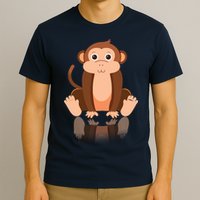 Funny Monkey Chimpanzee Ape Zoo Animal Lover Design T-Shirt