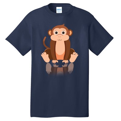 Funny Monkey Chimpanzee Ape Zoo Animal Lover Design Tall T-Shirt