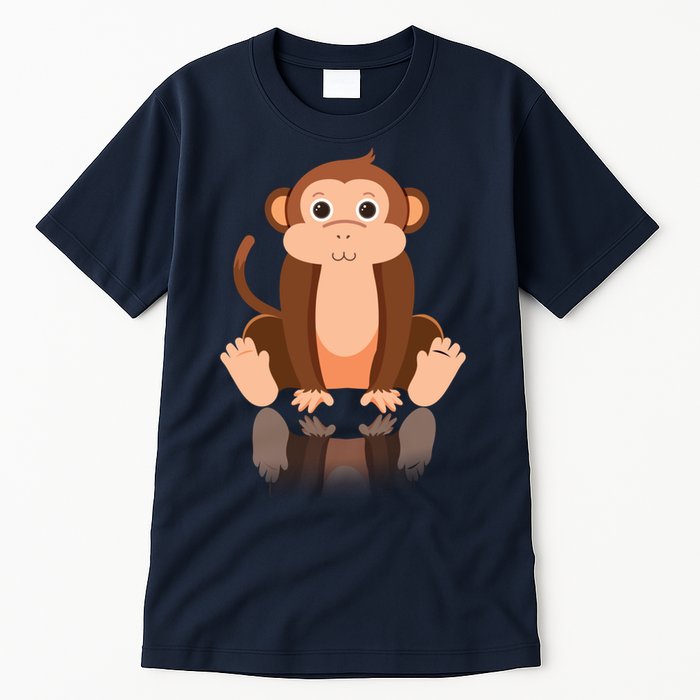 Funny Monkey Chimpanzee Ape Zoo Animal Lover Design Tall T-Shirt