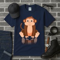 Funny Monkey Chimpanzee Ape Zoo Animal Lover Design Tall T-Shirt