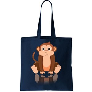 Funny Monkey Chimpanzee Ape Zoo Animal Lover Design Tote Bag