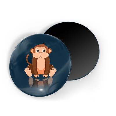 Funny Monkey Chimpanzee Ape Zoo Animal Lover Design Magnet