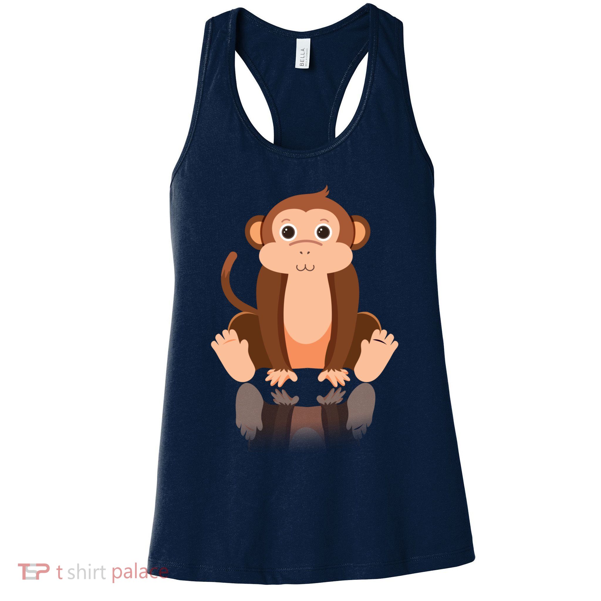 Funny Monkey Chimpanzee Ape Zoo Animal Lover Design Womens Tank Top