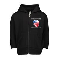 Funny MAGA Conservative Republican Anti Joe Biden Toddler Zip Fleece Hoodie