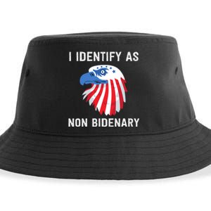 Funny MAGA Conservative Republican Anti Joe Biden Sustainable Bucket Hat