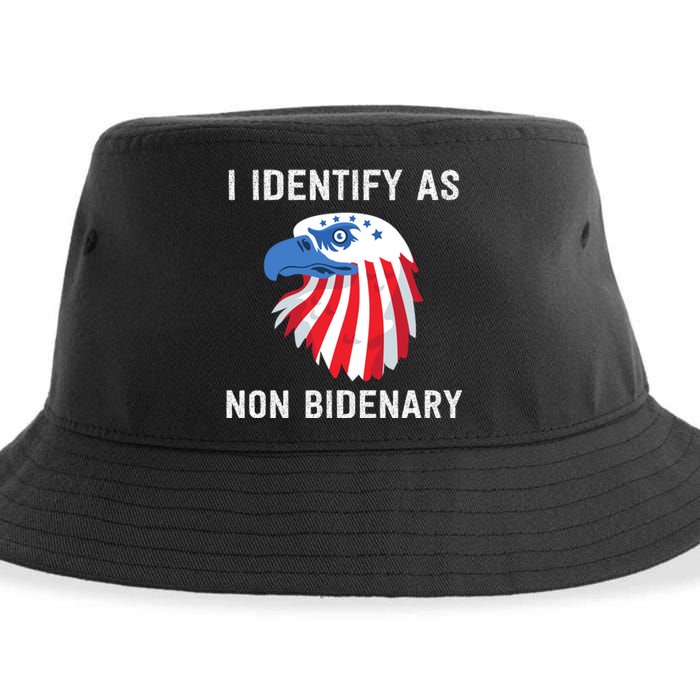 Funny MAGA Conservative Republican Anti Joe Biden Sustainable Bucket Hat