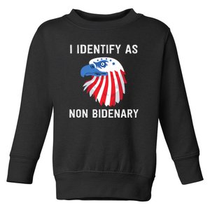 Funny MAGA Conservative Republican Anti Joe Biden Toddler Sweatshirt