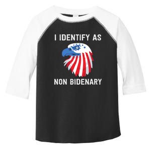 Funny MAGA Conservative Republican Anti Joe Biden Toddler Fine Jersey T-Shirt