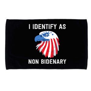 Funny MAGA Conservative Republican Anti Joe Biden Microfiber Hand Towel