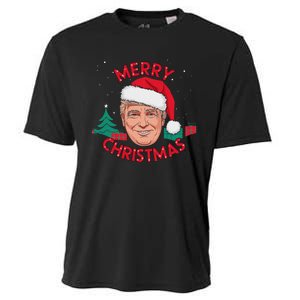 Funny Merry Christmas Trump Humorous Christmas Celebration Cooling Performance Crew T-Shirt