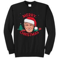 Funny Merry Christmas Trump Humorous Christmas Celebration Tall Sweatshirt