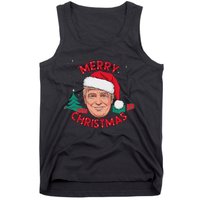 Funny Merry Christmas Trump Humorous Christmas Celebration Tank Top