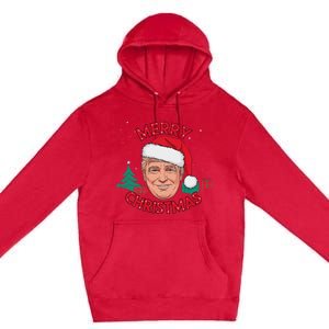 Funny Merry Christmas Trump Humorous Christmas Celebration Premium Pullover Hoodie