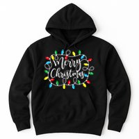 Funny Merry Christmas Lights Xmas Family Hoodie