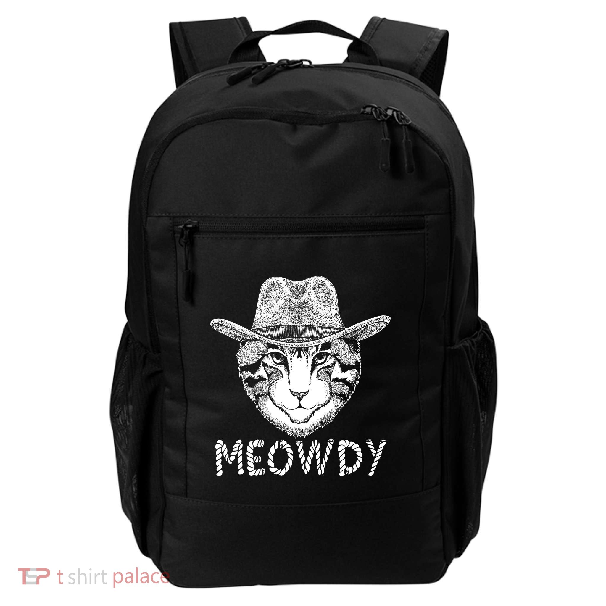 Funny Meowdy Cowboy Cat Daily Commute Backpack