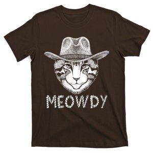 Funny Meowdy Cowboy Cat T-Shirt