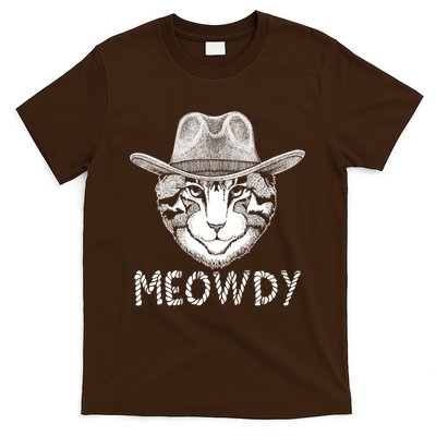 Funny Meowdy Cowboy Cat T-Shirt