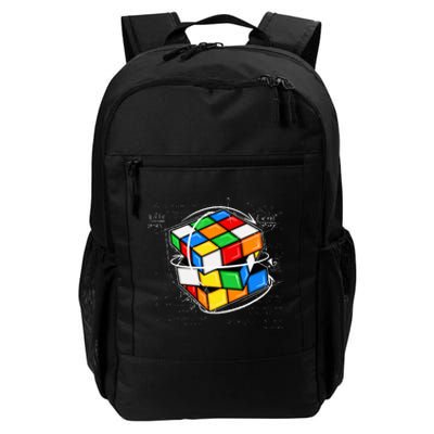 Funny Math Cuber Speed Cubing Puzzle Lover Cube Daily Commute Backpack