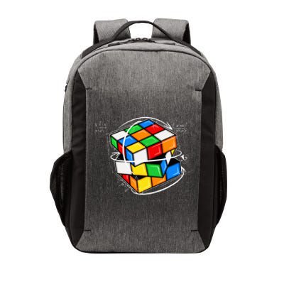 Funny Math Cuber Speed Cubing Puzzle Lover Cube Vector Backpack