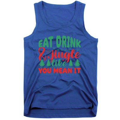 Family Matching Christmas Eat Jingle Like You Mean It Gift Tank Top