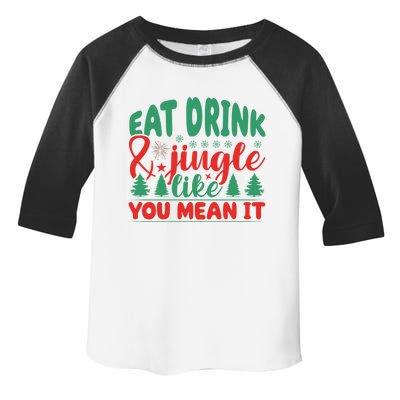 Family Matching Christmas Eat Jingle Like You Mean It Gift Toddler Fine Jersey T-Shirt