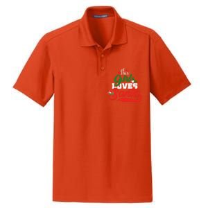 Family Matching Christmas This Loves Santa Funny Quotes Meaningful Gift Dry Zone Grid Polo