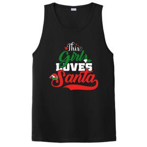 Family Matching Christmas This Loves Santa Funny Quotes Meaningful Gift PosiCharge Competitor Tank