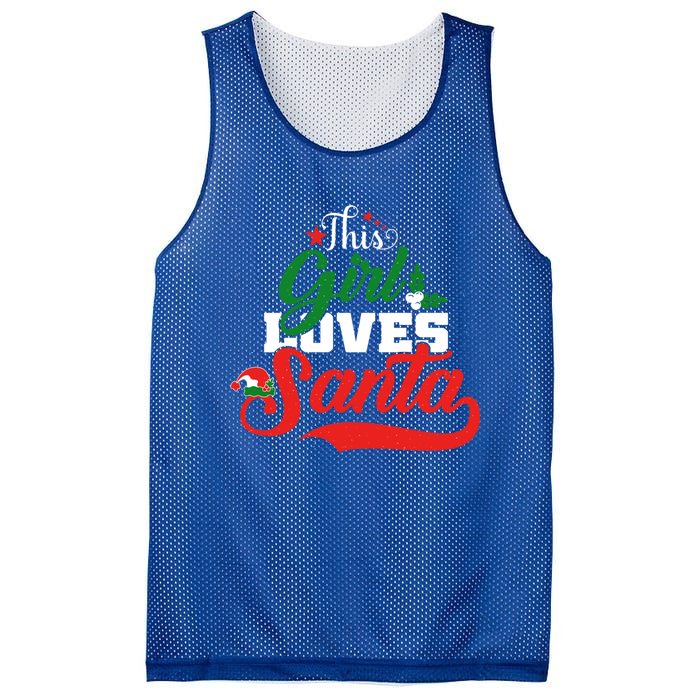 Family Matching Christmas This Loves Santa Funny Quotes Meaningful Gift Mesh Reversible Basketball Jersey Tank