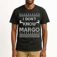 Funny Matching Couple I Dont Know Margo Ugly Christmas Tall T-Shirt