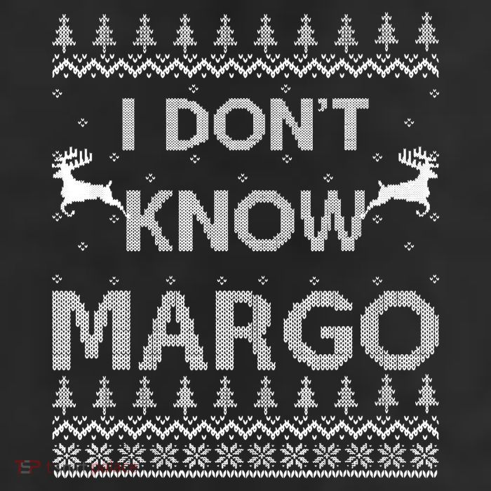 Funny Matching Couple I Dont Know Margo Ugly Christmas 11oz C Handle Ceramic Mug