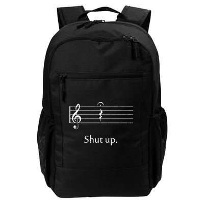 Funny Music Cute Gift Shut Up Quarter Rest And Fermata Daily Commute Backpack
