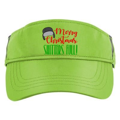 Funny Merry Christmas Quote Shitters Full Ts Mens Adult Drive Performance Visor