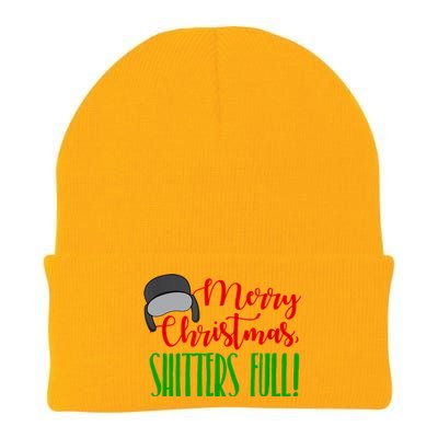 Funny Merry Christmas Quote Shitters Full Ts Mens Knit Cap Winter Beanie