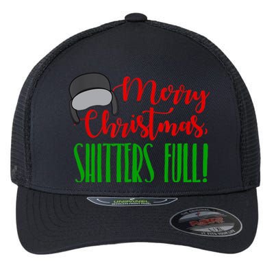 Funny Merry Christmas Quote Shitters Full Ts Mens Flexfit Unipanel Trucker Cap