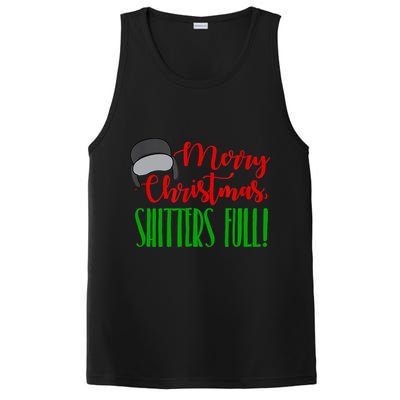 Funny Merry Christmas Quote Shitters Full Ts Mens PosiCharge Competitor Tank