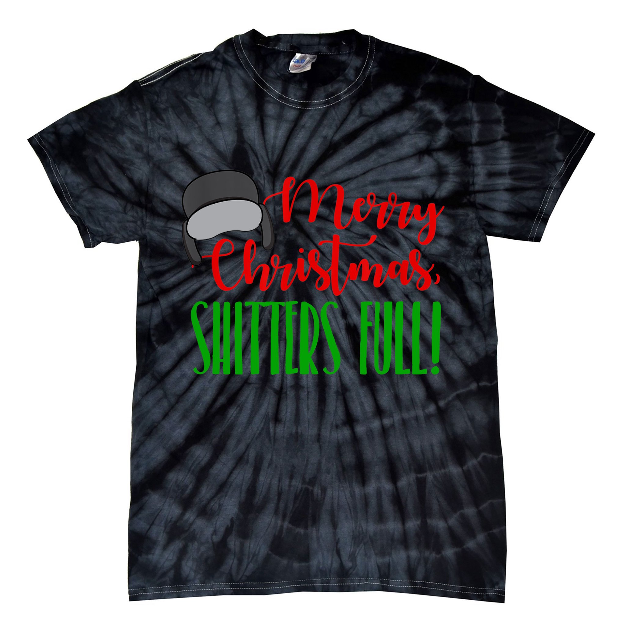 Funny Merry Christmas Quote Shitters Full Ts Mens Tie-Dye T-Shirt