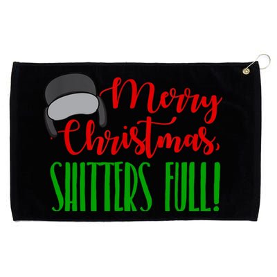 Funny Merry Christmas Quote Shitters Full Ts Mens Grommeted Golf Towel