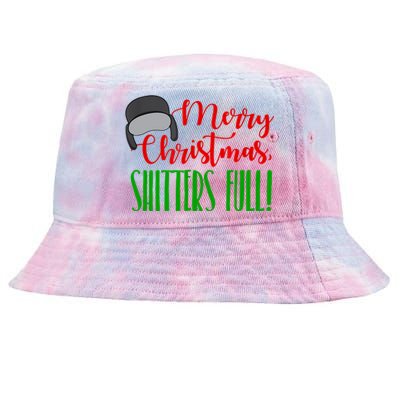 Funny Merry Christmas Quote Shitters Full Ts Mens Tie-Dyed Bucket Hat