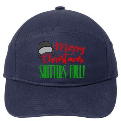 Funny Merry Christmas Quote Shitters Full Ts Mens 7-Panel Snapback Hat