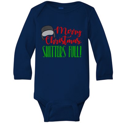 Funny Merry Christmas Quote Shitters Full Ts Mens Baby Long Sleeve Bodysuit