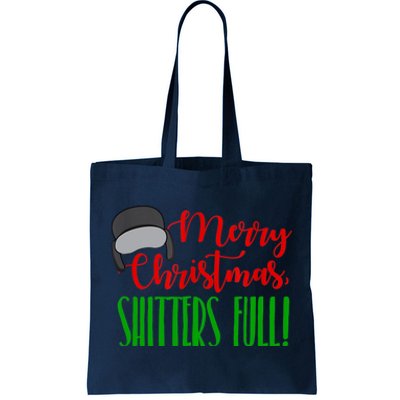 Funny Merry Christmas Quote Shitters Full Ts Mens Tote Bag