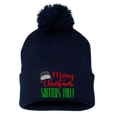 Funny Merry Christmas Quote Shitters Full Ts Mens Pom Pom 12in Knit Beanie