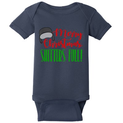 Funny Merry Christmas Quote Shitters Full Ts Mens Baby Bodysuit