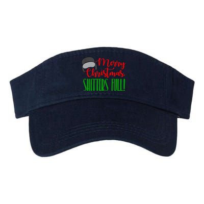 Funny Merry Christmas Quote Shitters Full Ts Mens Valucap Bio-Washed Visor