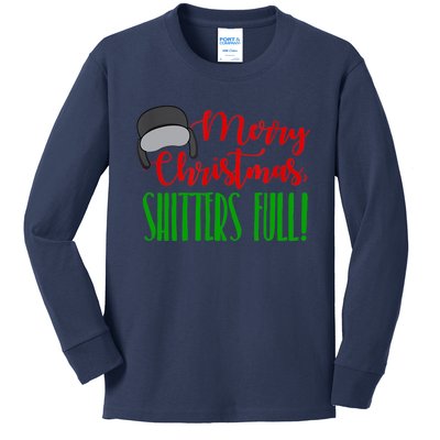 Funny Merry Christmas Quote Shitters Full Ts Mens Kids Long Sleeve Shirt