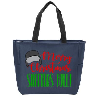 Funny Merry Christmas Quote Shitters Full Ts Mens Zip Tote Bag