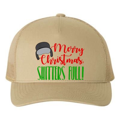 Funny Merry Christmas Quote Shitters Full Ts Mens Yupoong Adult 5-Panel Trucker Hat